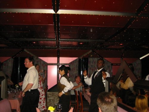 dancing waiters